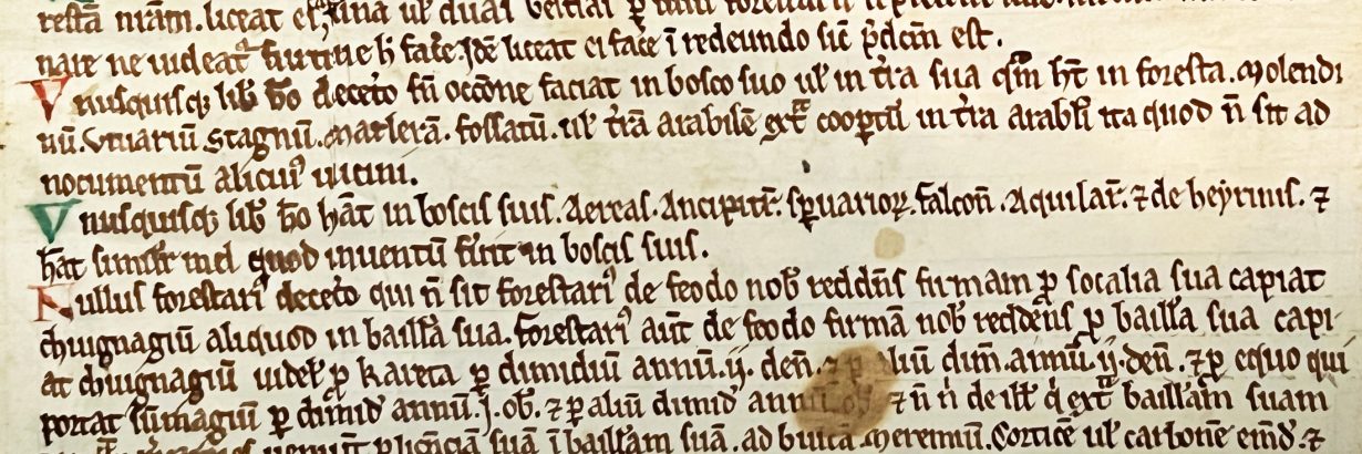 From the 1217 Charter of the Forest