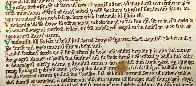 From the 1217 Charter of the Forest