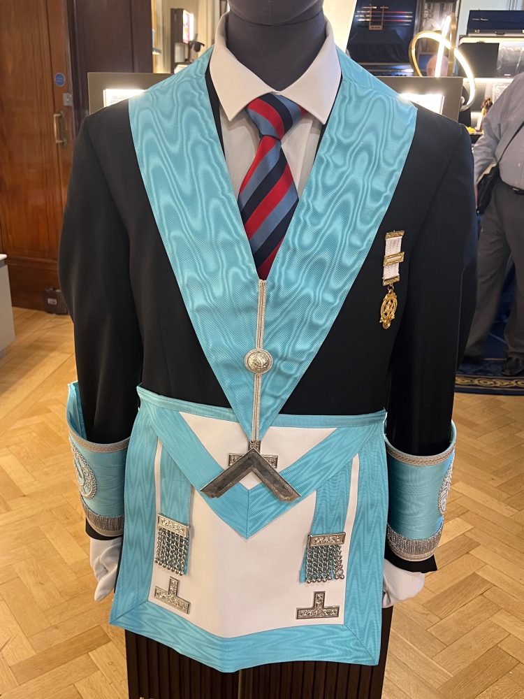 An apron available in the Freemasons Hall shop
