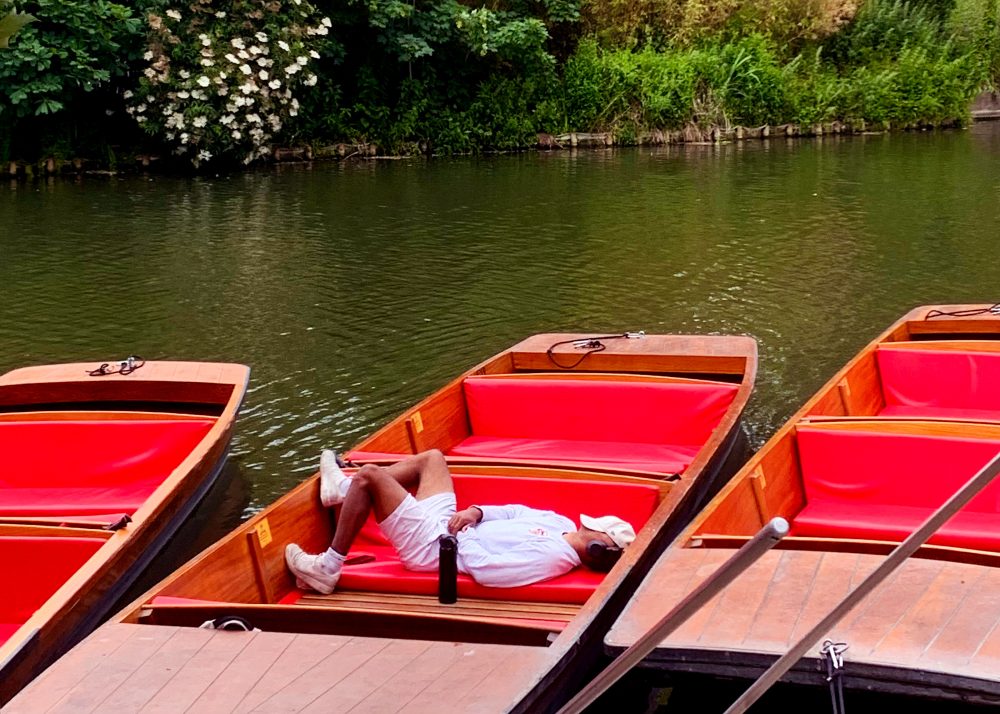 Punts in Cambridge