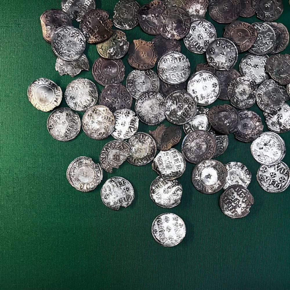 Silver pennies of Edward the Elder, King of Wessex 899-924 In the Fitzwilliam Museum Cambridge