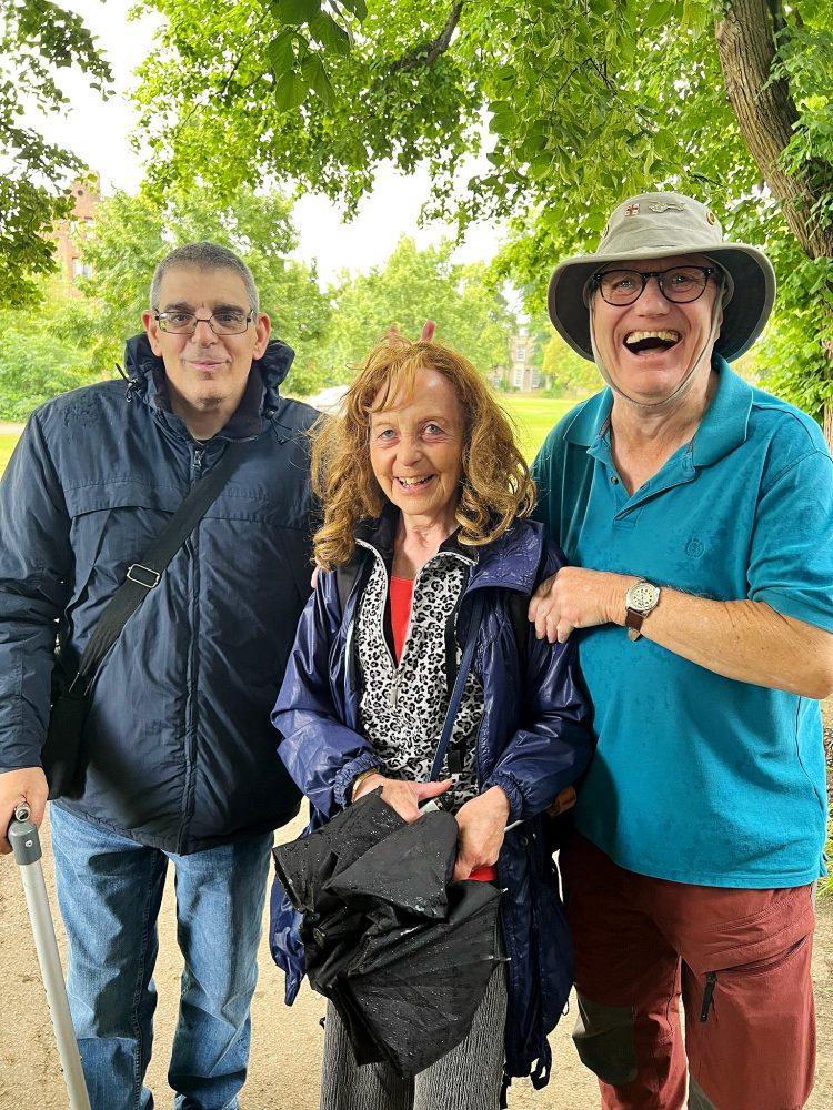 Zaffer Erica & Jim on The Geezers trip to Cambridge