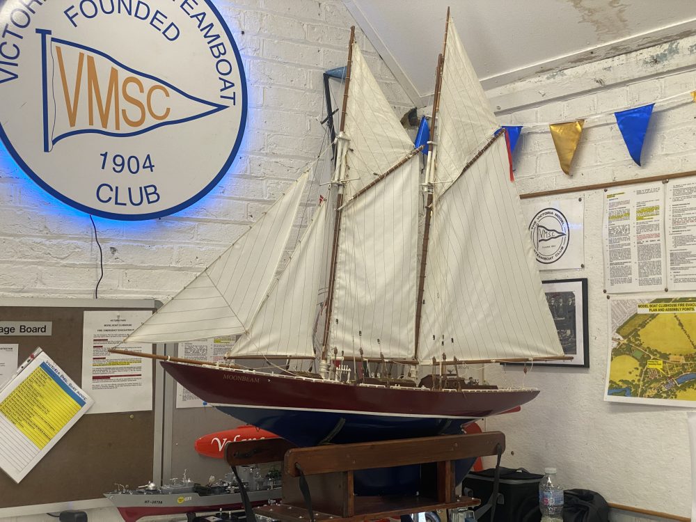 A stunning and well prepared Yacht., at Victoria Model Steamboat CLUB: VMSC